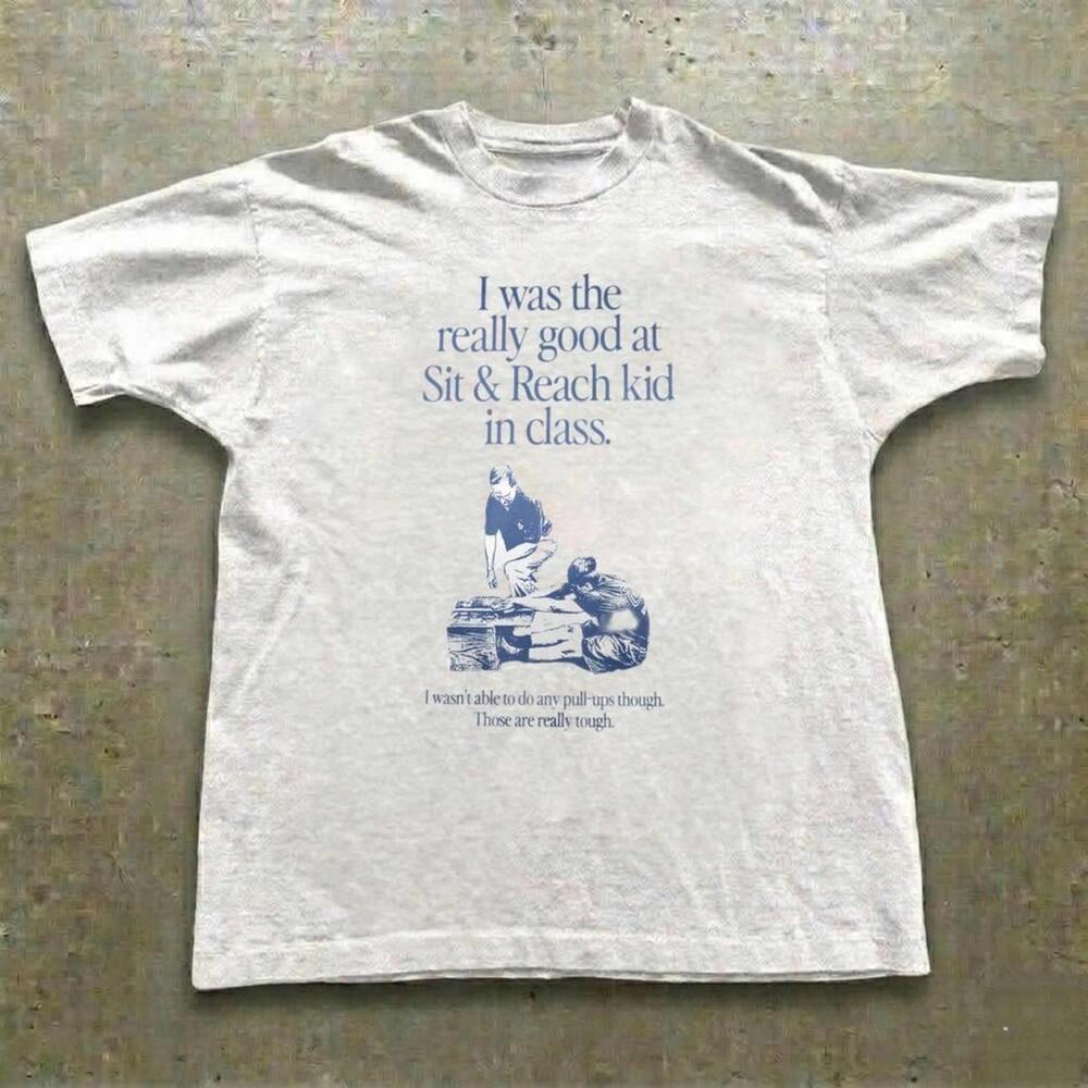 Sit And Reach Kid White T-Shirt